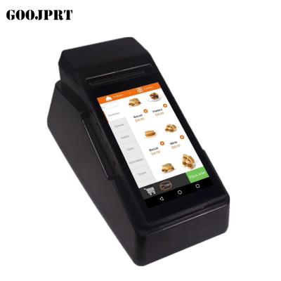 China Android Wifi Black And White Blue Tooth POS PDA Built-in 80mm Handheld Printer With 7.0 Inch Touch Screen for sale