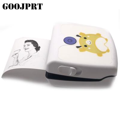 China Black And White Wireless Small Smartphone Instant Photo Printer Blue Tooth Photo Printers for sale