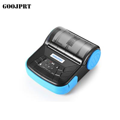 China 80mm black and white 3 inch paper tooth portable blue interface thermal printer for sale