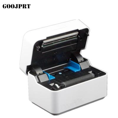 China Black And White 3inches Portable Thermal Label Printers Shipping Address Sticker Printer for sale