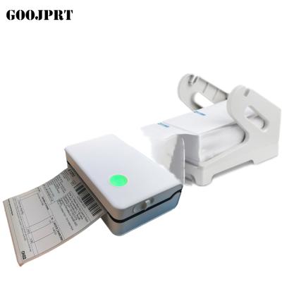 China GOOJPRT 112mm Mini Mobile Portable Thermal Label Receipt Black and White Android Printer for sale