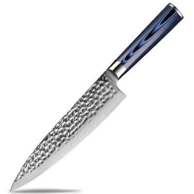 China High Quality Chef's Knife Damascus Steel Professional Kitchen Knives Viable For Slicing Cleaver Hotels Chef Special Home Knife for sale