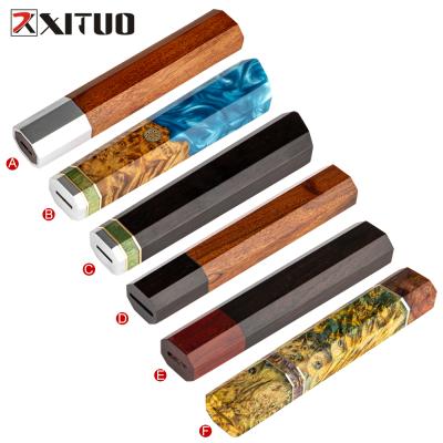 China XITUO DIY Wooden Handle Santoku Handmade Santoku Chef Knives Viable Octagonal Wooden Knives Handle Kitchen Knives Making Parts Delivery for sale