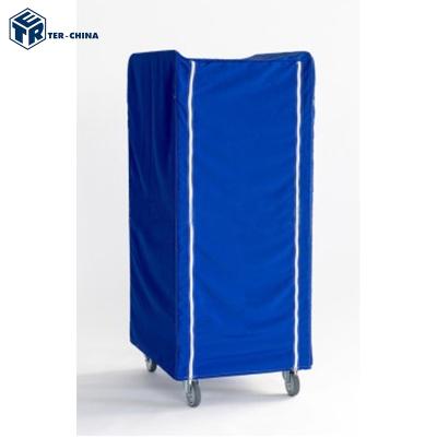 China Custom PE Laundry Roll Cage Bag Wire Mesh Container Cover for sale