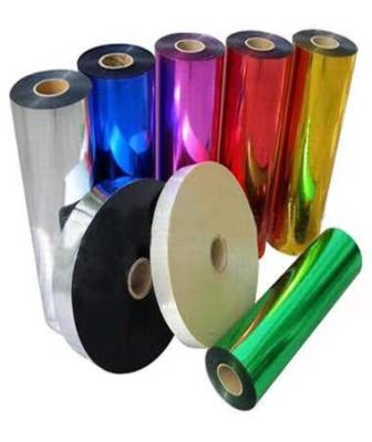 China Rainbow Moisture Proof Custom Color Pattern Silver Transparent Lamination Holographic Film Roll for sale