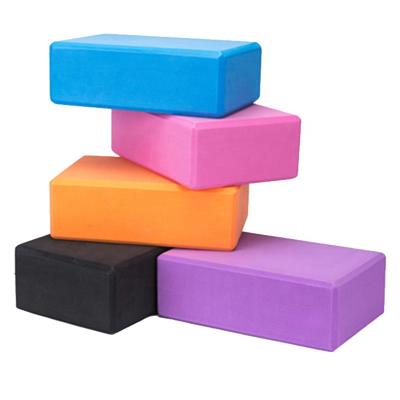 China High quality waterproof single color yoga block for outdoor and home gym for sale