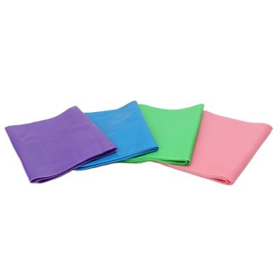 China New Type Fitness Exercise Latex Home Use Elastic Colorful Latex Yoga Women Stretch Band for sale