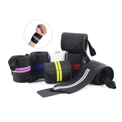 China Palm Guard High Quality Weight Straps Gym Lifting Nylon Wrist Straps for sale