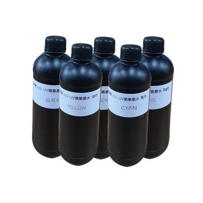 China Superior Quality Bright Widely Used Colors 5 Colors CMYKW Special UV Ink Good Prices for sale