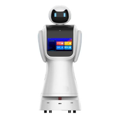 China Shopping Mall Intelligent Charging Robot Smart Hotel Reception Serving Humanoid Automatic Catering Robot for sale