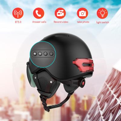 China popular & Smart BT Scooter Cycling Helmet Smartgoor Safety Scooter Mountain Bike Light HD Multifunctional Wireless Remote Control Camera for sale