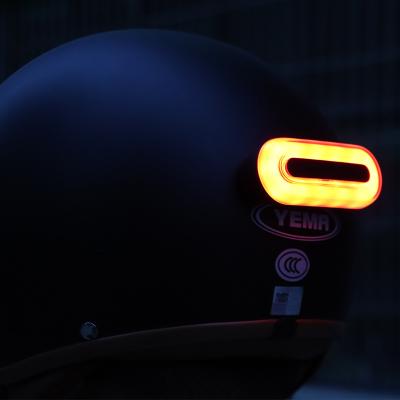 China Type-C ABS Smartgoor OEM Filling Supports All Bike Helmets 14 Lamp Beads Accent LED Signal Helmet Night Light for sale