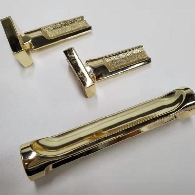 China Fashion design furniture hardware handle gold kitchen cupboard cabinet handle living room furniture handle for sale