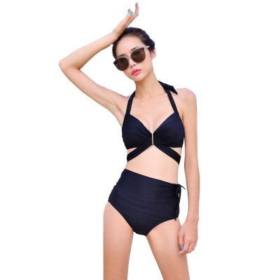 China New Fashion String Bikini Elastic Two-piece Bikini Swimwear Hot Sexy Bikini Swimwear for sale