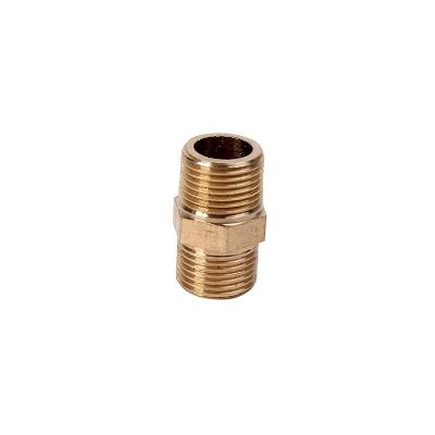 China Modern Bathroom Accessories Hot sell Plumbing Material Brass Nipple  Pipe Fittings for sale