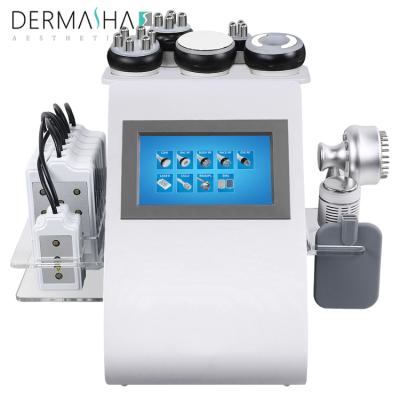 China portable 10 in 1 ultrasonic body sculpting machine lipolaser body shaping machine 40K vacuum cavitation system slimming machine for sale