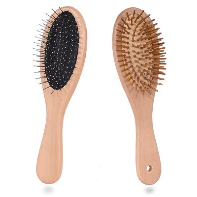 China Long Log Boar Bristle Hair Brush Handle Comb, Top Hair Brush for sale