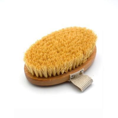 China All Natural Natural Color Beech Sisal Bath Brush, Body Brush, Back Brush for sale