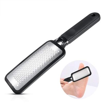 China High Quality Long Handle Callus Remover Pedicure Stainless Steel Foot File 100%cashmere for sale