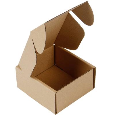 China Handmade Custom Recyclable Corrugated Cardboard Kraft Paper Gift Packaging Corrugated Mailing Box for sale