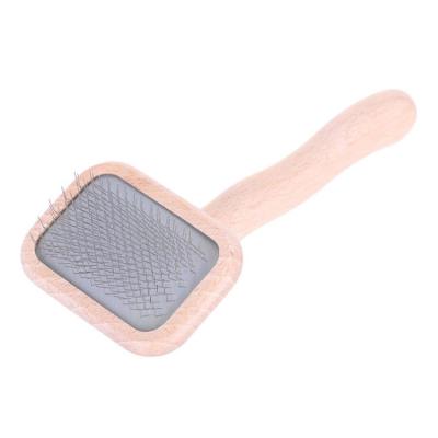 China Viable Hot Selling Wooden Slicker Hair Brush Mold For Cats And Dogs Pets Competitive Price Wooden Slicker Comb for sale