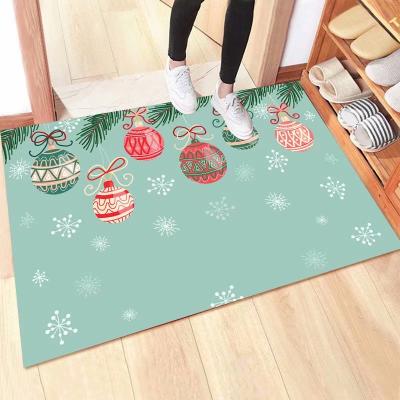 China Wholesale Eco-friendly Washable Custom Design Indoor Door Mat Christmas Doormat for sale