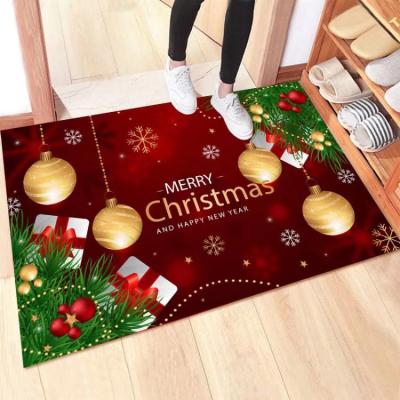 China Factory Direct Sales Washable Modern Waterproof Christmas Custom Empty Mat for sale