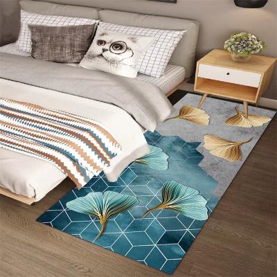 China High Quality Customized Soft Sale Polyester Carpet Modern Rugs Washable Blankets For Bedroom for sale