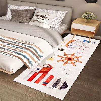 China Best Price Washable Bedroom Carpets Soft Autumn Children's Bedside Area Rug Door Mat Covers for sale