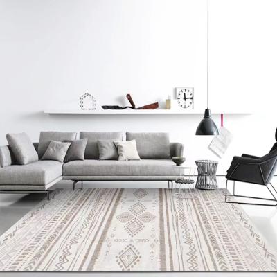 China Latest Design Eco-friendly Shaggy Plush And Rugs Rug Living Room Luxury Modern Abstract Area Rug Washable for sale