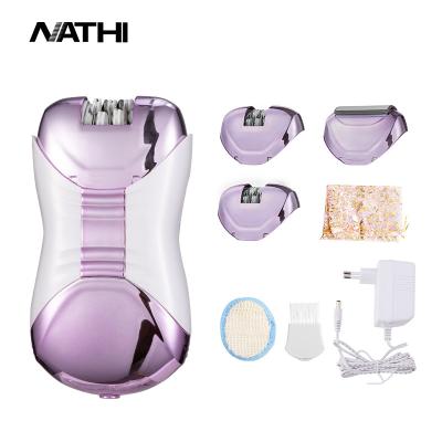 China Portable Car Electric Shaver 4 In 1 Rechargeable Body Remover With Dismountable Head Lady Shaver And Hair Epilator for sale