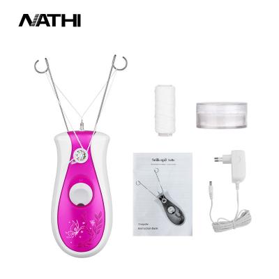 China Electric Car Hair Remover Women Facial Hair Remover Machine Hair Removal Defeatherer Cotton Thread Depilator for sale