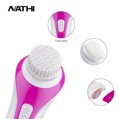 China Factory Custom Cheap DEEP CLEANSING Facial Cleansing Brush Facial Cleansing Heat Set Customize Beauty Mask Brush for sale