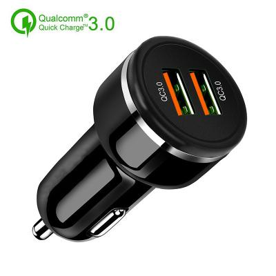 China Mobile Phone Tablet MP3 GPS Wholesale Hot Selling Car QC3.0 Dual Port Charger for sale