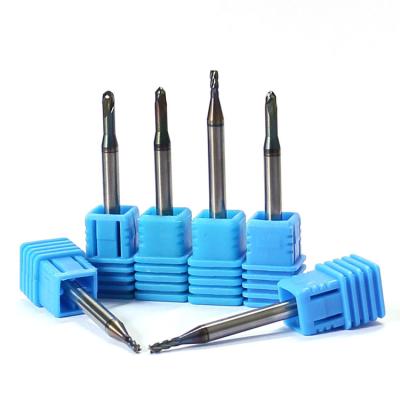 China Carbide Ball Nose End Mill Longneck Square End Mill End Mill For Copper Electrode for sale