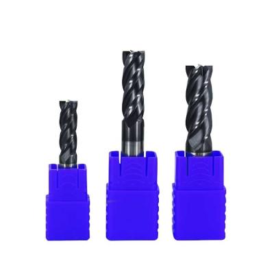 China Wholesale Carbide Nano Coated 2-4 Flute Carbide Corner Radius 8 End Mill for sale