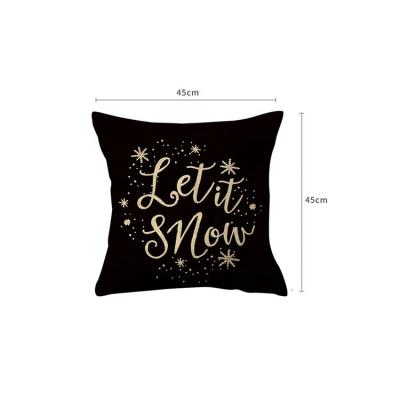 China Memory Plush Christmas Decoration Colorful Digital Printing Pillow Case for sale