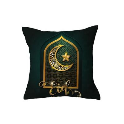 China Fashion Nondisposable Design Plush Ramadan Decoration Digital Printing Pillow Case for sale