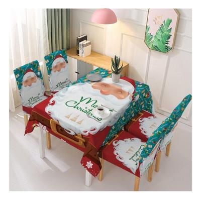 China Home Ready To Ship Decorative Christmas Table And Chair Cover for sale