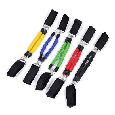 China Latex+Nylon Belt Leg Resistance Band Fitness Running Speed ​​Strength Kit Leg Resistance Bounce Band for sale