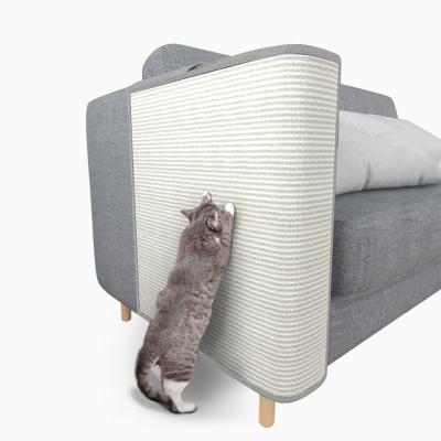 China Breathable Custom Sisal Furniture Cat Scratcher Mat Foldable Cat Scratch Proof Sofa Cat Work Areas for sale