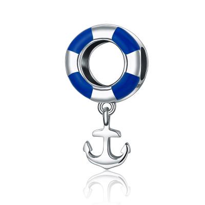 China CLASSIC Sailor Moon Croc Ship Charms Dangle Ring Enamel Charms Sterling Silver beads for bracelets for sale