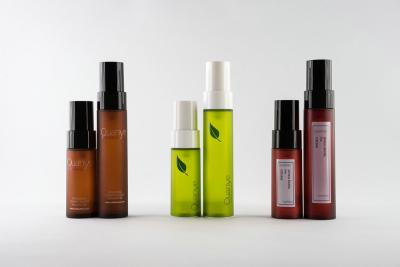 Cina Schermi la stampa delle bottiglie cosmetiche ambrate per la lozione 30/60/80ML di cura di pelle in vendita