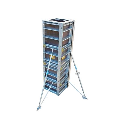 China High quality adjustable steel&aluminum ST420 column formwork system with EN1090 for concrete building for sale