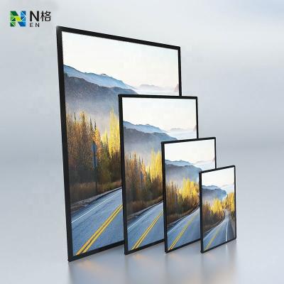 China Various installation methods A1 led photo tempered glass light box advertising led restaurant menu board for sale