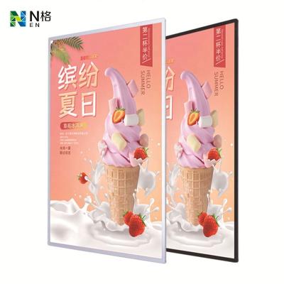 China Various Installation Methods Custom Aluminum Frame Menu Board Display Led Backlit Light Box Advertising Light Box For Fast Food Restaurant for sale