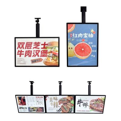 China Various Installation Methods High Brightness Ultra Thin Glass Menu Light Box Panel Aluminum View Display Advertising Led Lightbox Display for sale