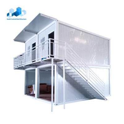 China Modern Cheap Tiny Home 2 Story Bedroom Prefab Living Container Housing Price for sale