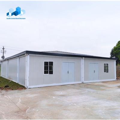 China Modern Quickly Install Steel Structure Villa Two Storey Prefab Luxury Prefab Container House for sale