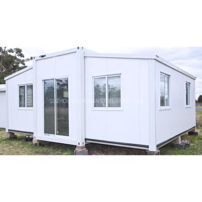 China Modern China Flatpack Folding Modern Container House Expandable 2 Bedroom 20 Foot House Expandable House for sale